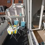 Апартаменты Breeze Maisonette In Leipzig, Balkon Und
