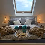 Breeze Maisonette In Leipzig, Balkon Und